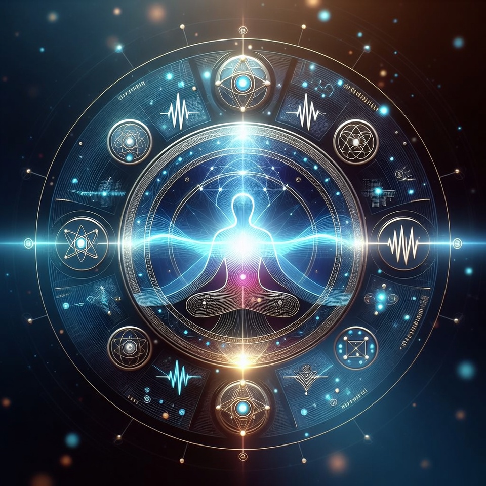 Sacred Quantum Alignment Background